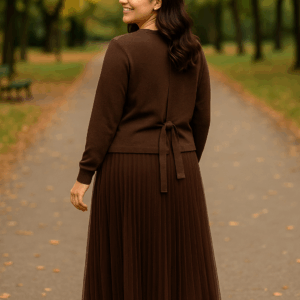 Compleu dama rochie voal Laura