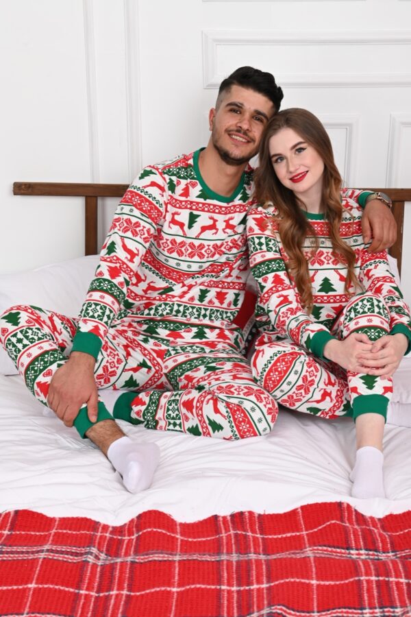 Pijama barbat motive Craciun Green Pijama barbat motive Craciun Green