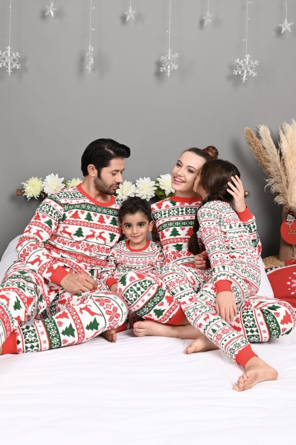Pijama barbat motive Craciun Green