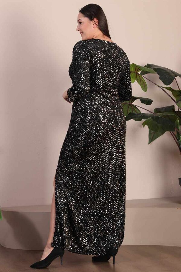 Rochie dama eleganta cu paiete Mery negru