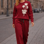 Compleu dama oversize cu fundite Anya