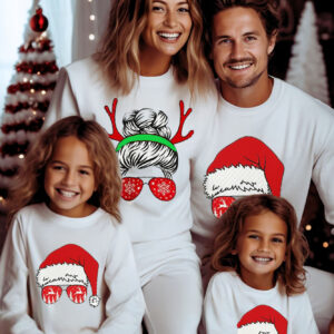Bluza dama Happy Christmas Family