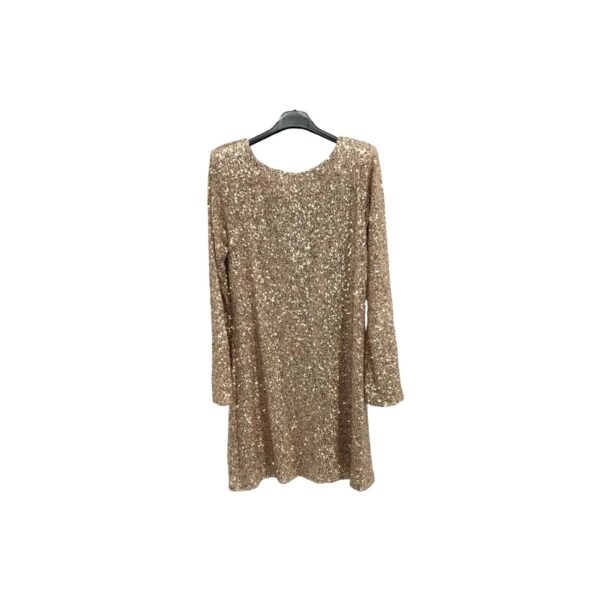 Rochie eleganta din paiete cu funda supradimensionata