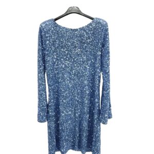 Rochie eleganta din paiete cu funda supradimensionata