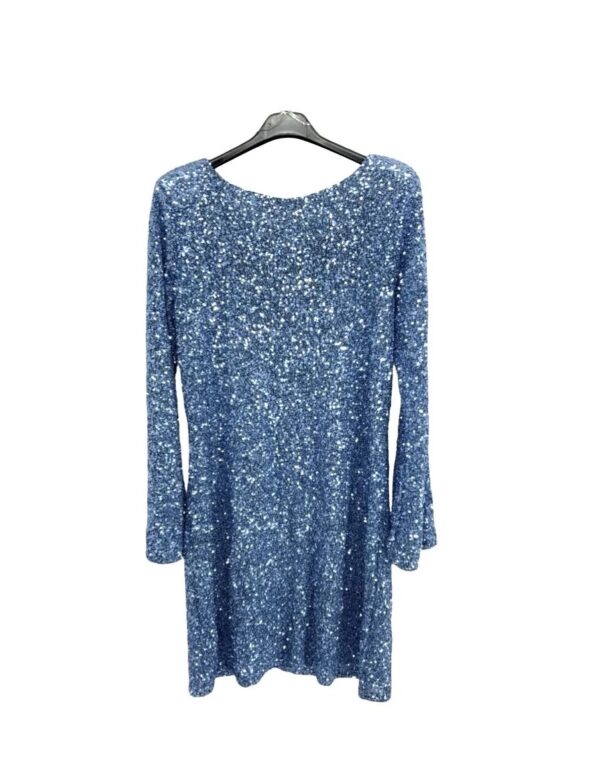 Rochie eleganta din paiete cu funda supradimensionata