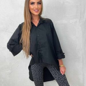 Camasa dama bumbac cu fundite