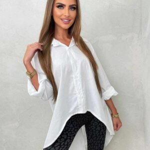 Camasa dama bumbac cu fundite