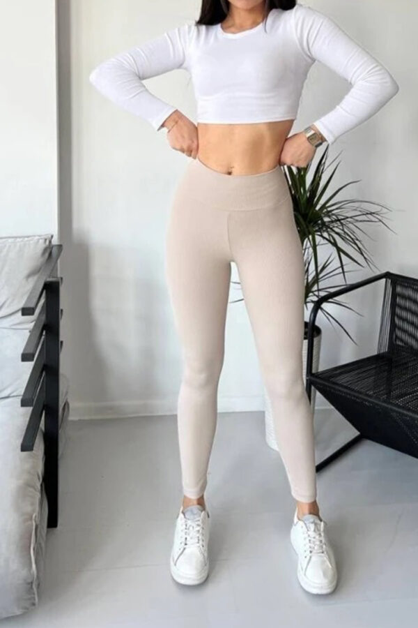 Colanti dama stil reiat Maggie Bej