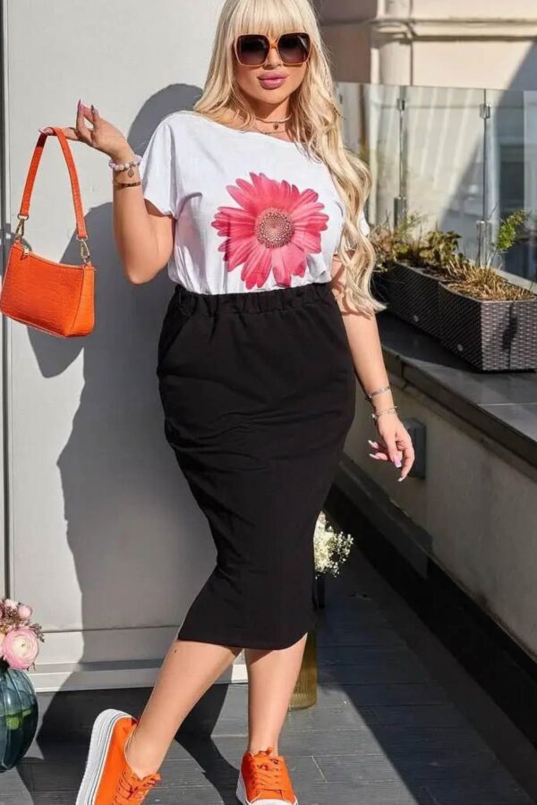 Compleu dama batal Flower negru
