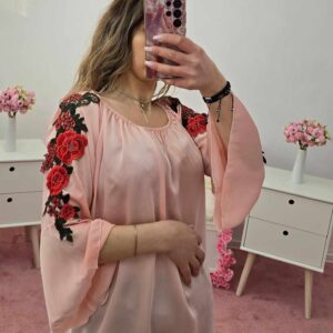 Bluza dama casual cu broderie Anna