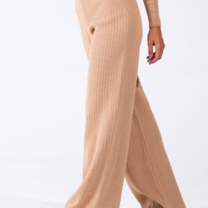 Compleu dama tricot Anisia bej