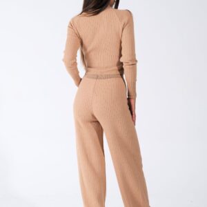 Compleu dama tricot Anisia bej