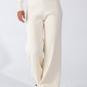 Compleu dama tricot Anisia crem