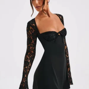 Rochie mini cu dantela Medeea