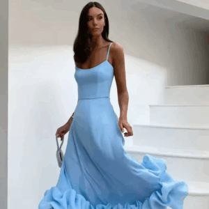 Rochie dama casual Buff bleu