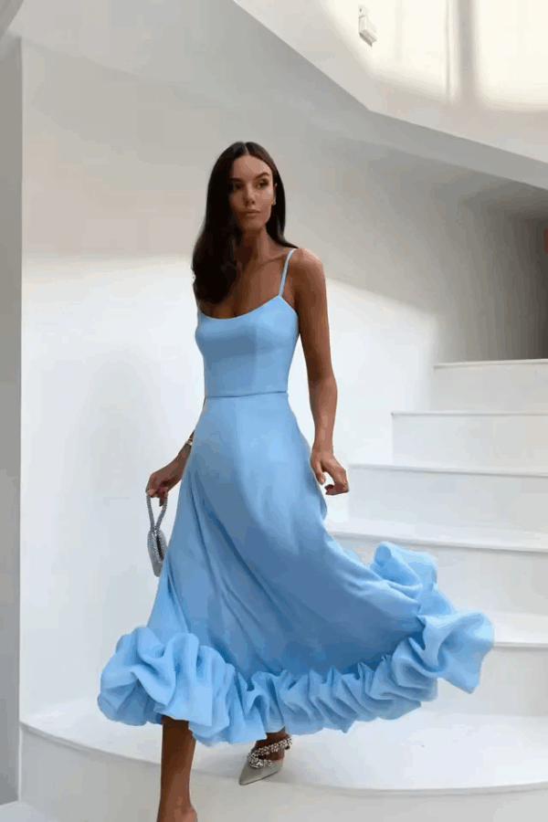Rochie dama casual Buff bleu