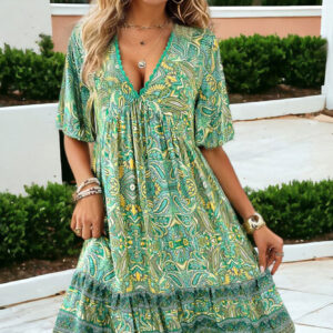 Rochie dama de vara Shoko verde