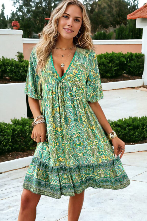 Rochie dama de vara Shoko verde