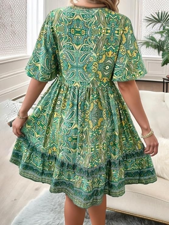 Rochie dama de vara Shoko verde