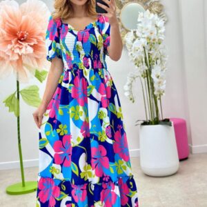 Rochie dama maxi Colourful