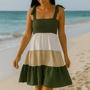 Rochie dama midi DuoColour