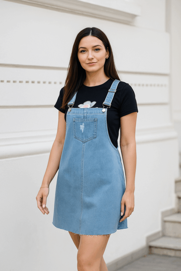 Sarafan denim Dana bleu