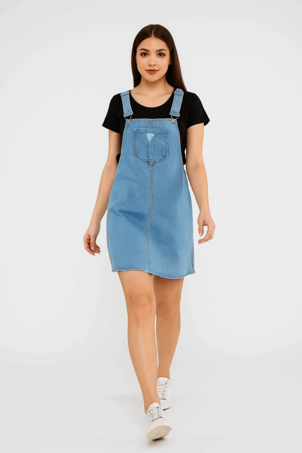 Sarafan denim Dana bleu