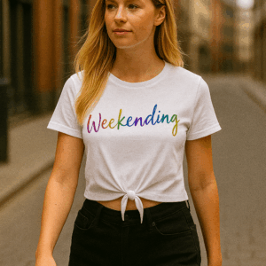 Tricou Dama Weekending Alb