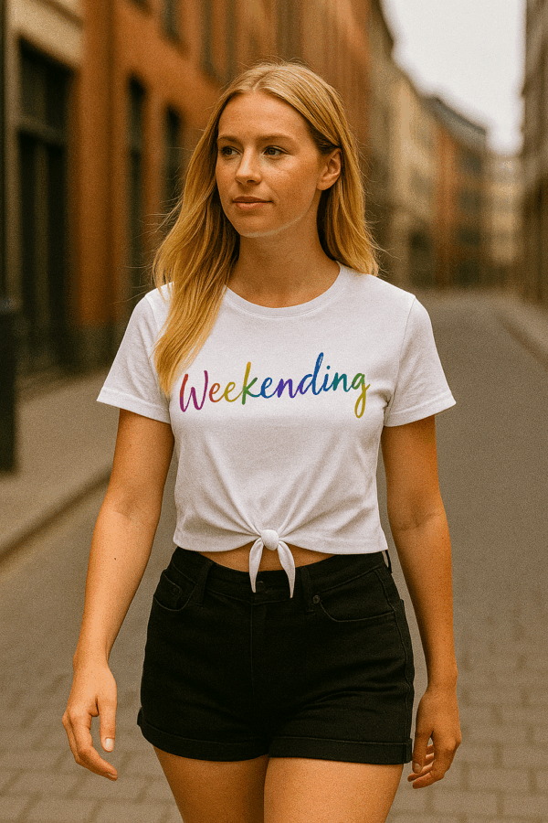 Tricou Dama Weekending Alb