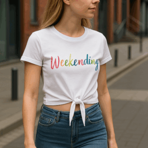 Tricou Dama Weekending Alb