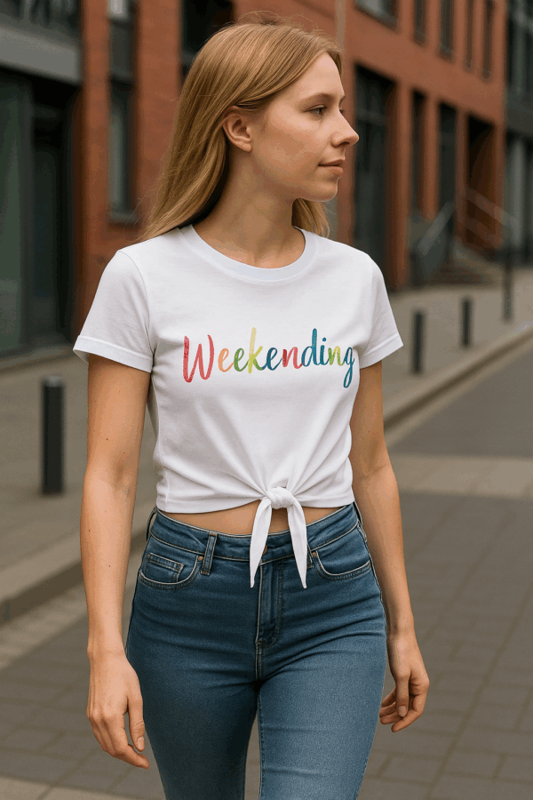 Tricou Dama Weekending Alb
