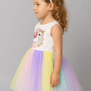 Rochita eleganta pentru fetita cu bentita MyUnicorn