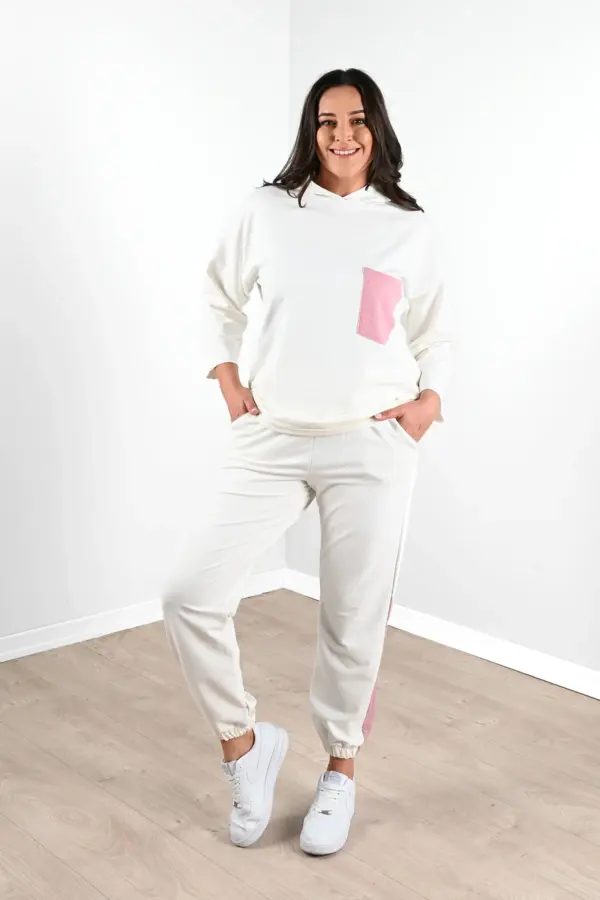 Trening dama batal Glitter alb