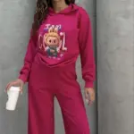 Trening dama cu aplicatii I Am Cool fucsia