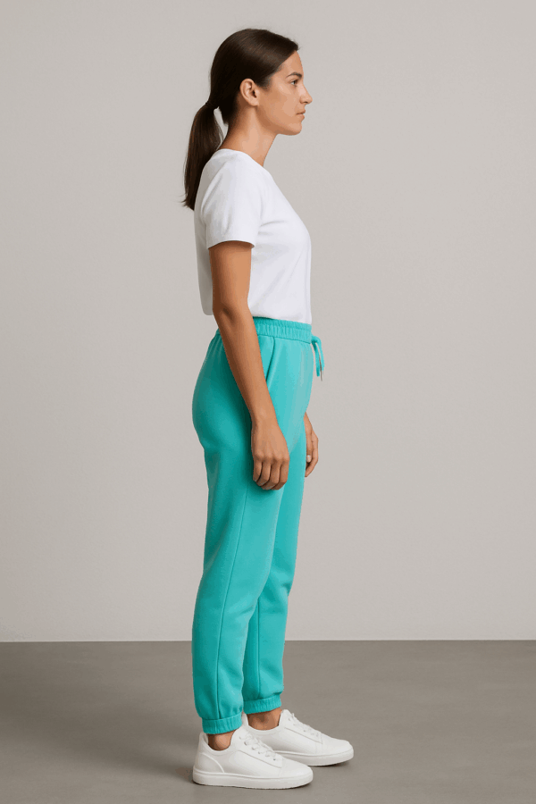 Pantaloni trening dama Lili turcoaz