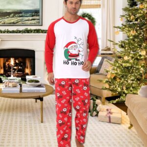Pijama barbat motive Craciun HO HO HO