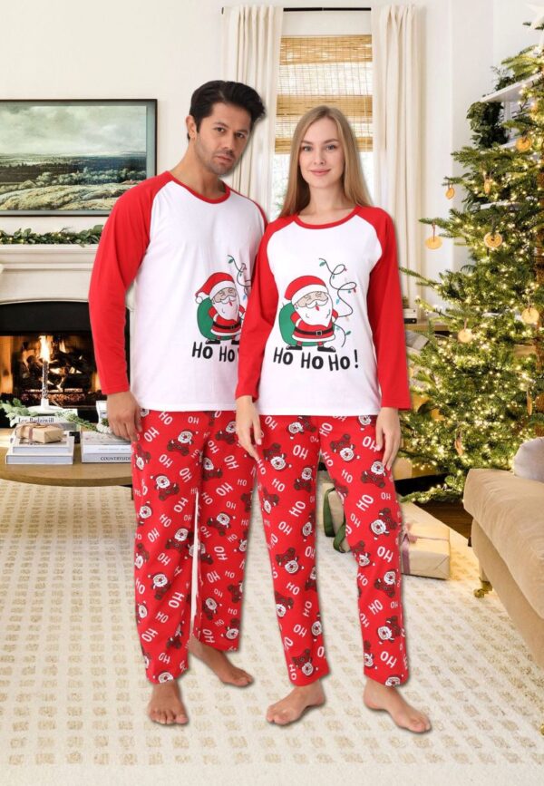 Pijama barbat motive Craciun HO HO HO