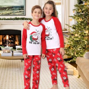 Pijama copii motive Craciun HO HO HO
