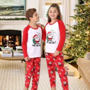 Pijama copii motive Craciun HO HO HO