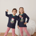 Pijama copii motive Craciun Santa Squad