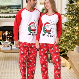 Pijama dama motive Craciun HO HO HO