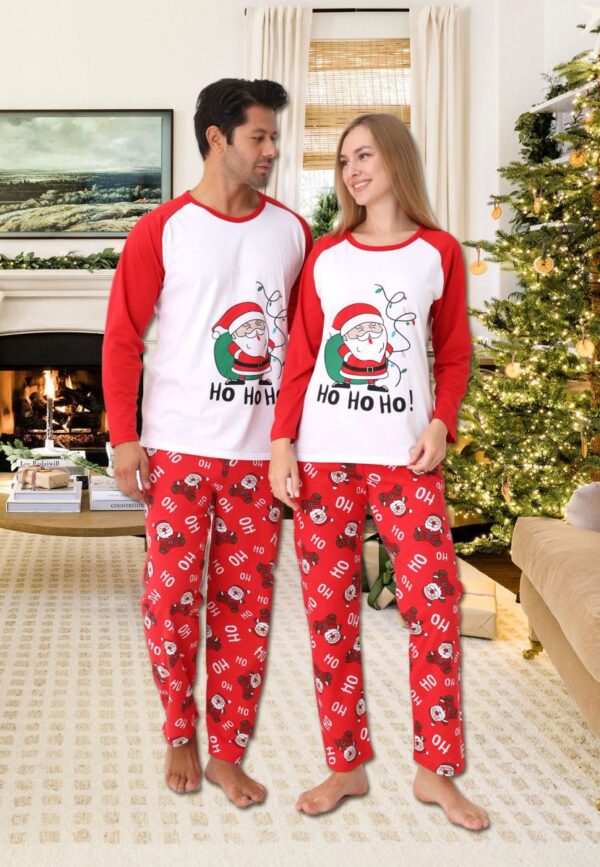 Pijama dama motive Craciun HO HO HO