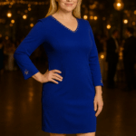 Rochie dama eleganta Dina albastru