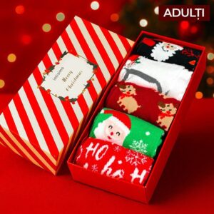 Set de 5 perechi de șosete de Crăciun