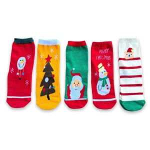 Set de 5 perechi de șosete de Crăciun