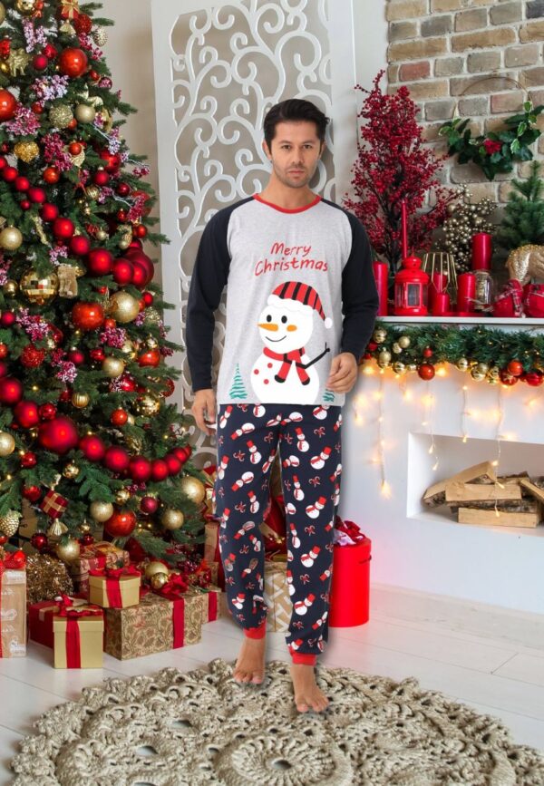Pijama barbat motive Craciun Snowman Pijama barbat motive Craciun Snowman