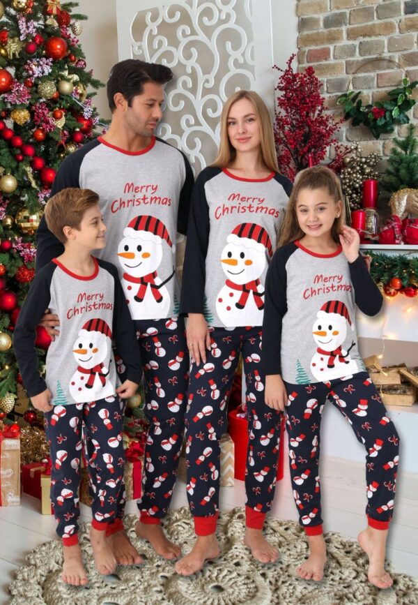 Pijama barbat motive Craciun Snowman