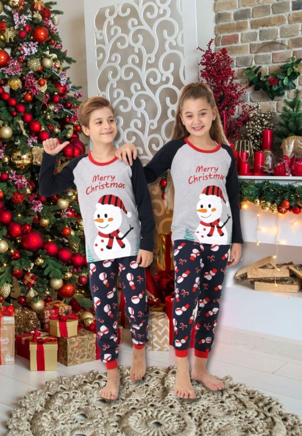 Pijama copii motive Craciun Snowman