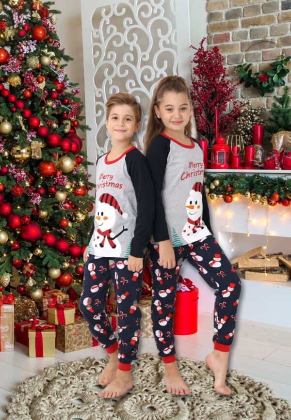 Pijama copii motive Craciun Snowman