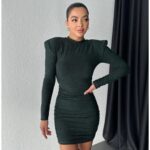 Rochie eleganta dama Leila verde